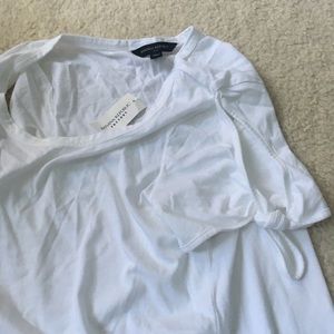 banana republic white top XS